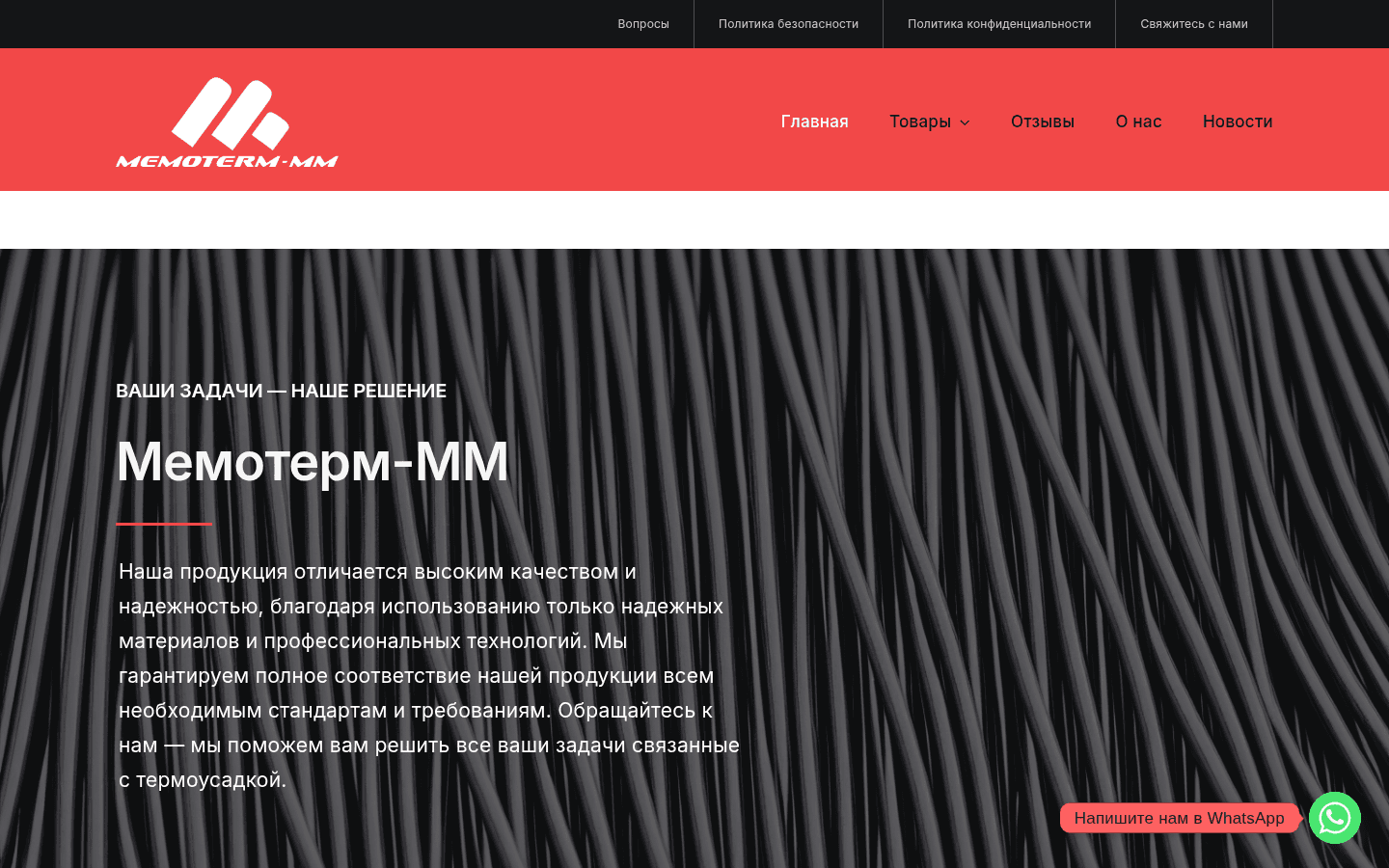 Мемотерм-ММ — скриншот